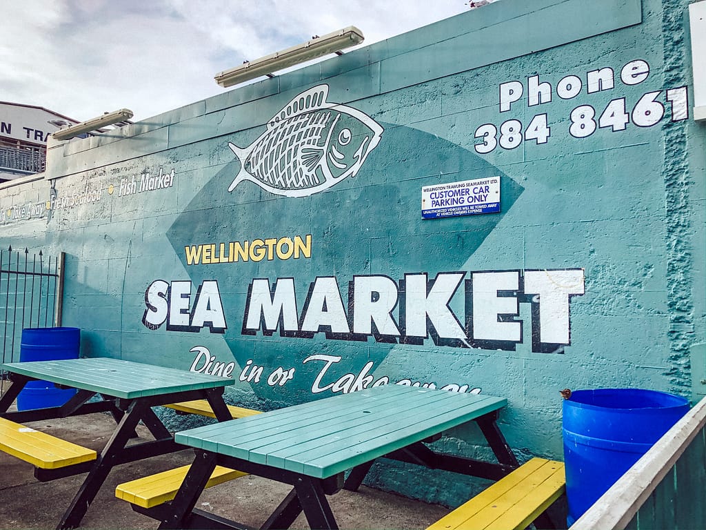wellington sea market mural new zealand lockdown
