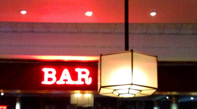 Neon bar sign Everyman Cinema Bristol