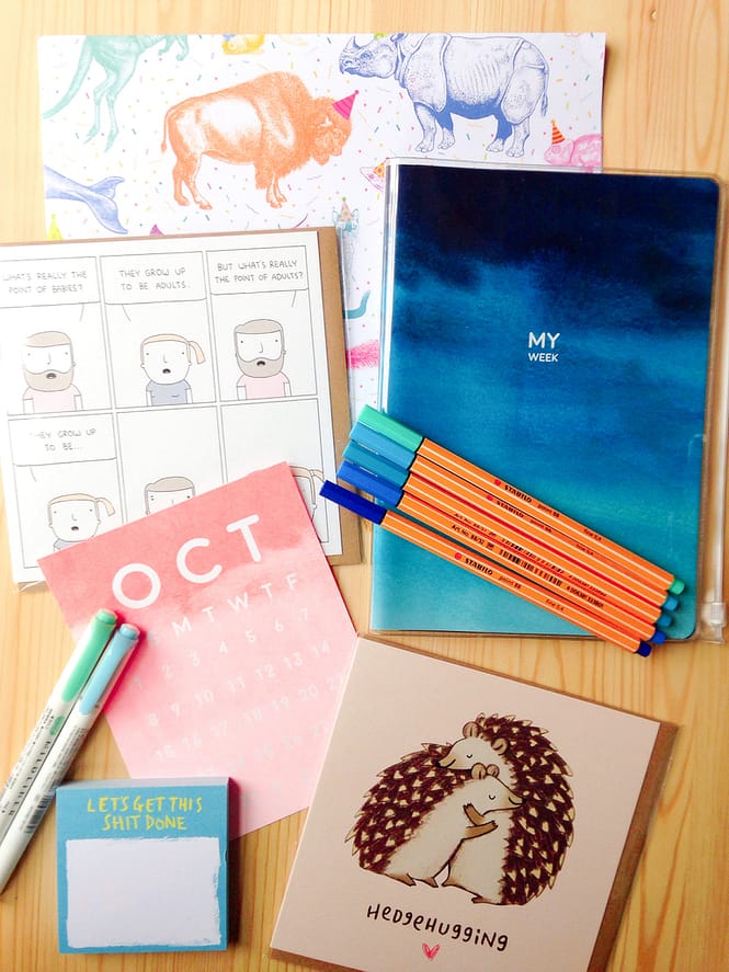 September Papergang stationery subscription box unboxing