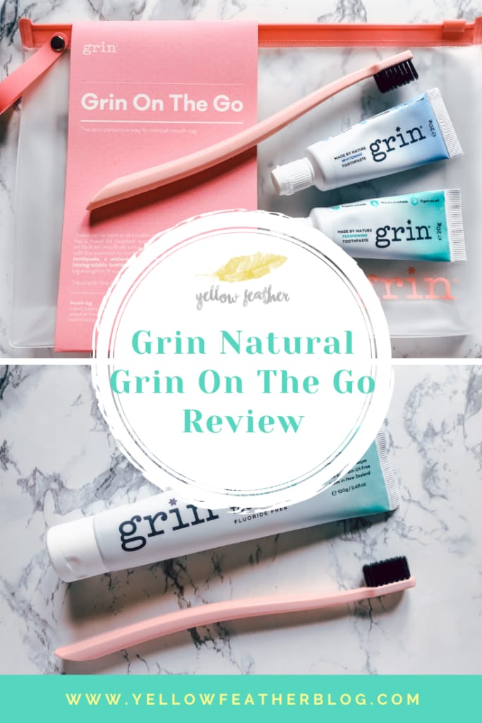 grin natural grin on the go review yellow feather blog pin 1
