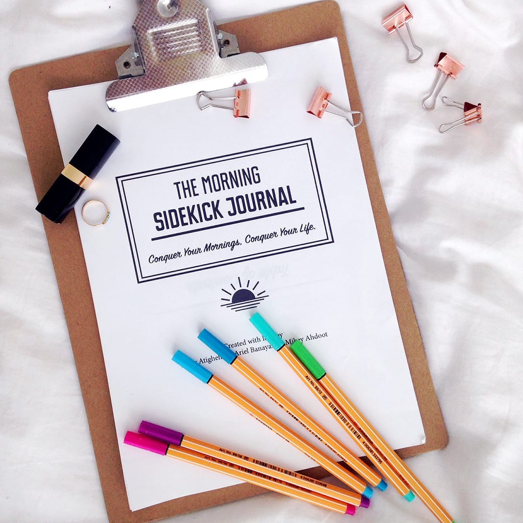Conquering mornings with the morning sidekick journal review from yellow feather blog