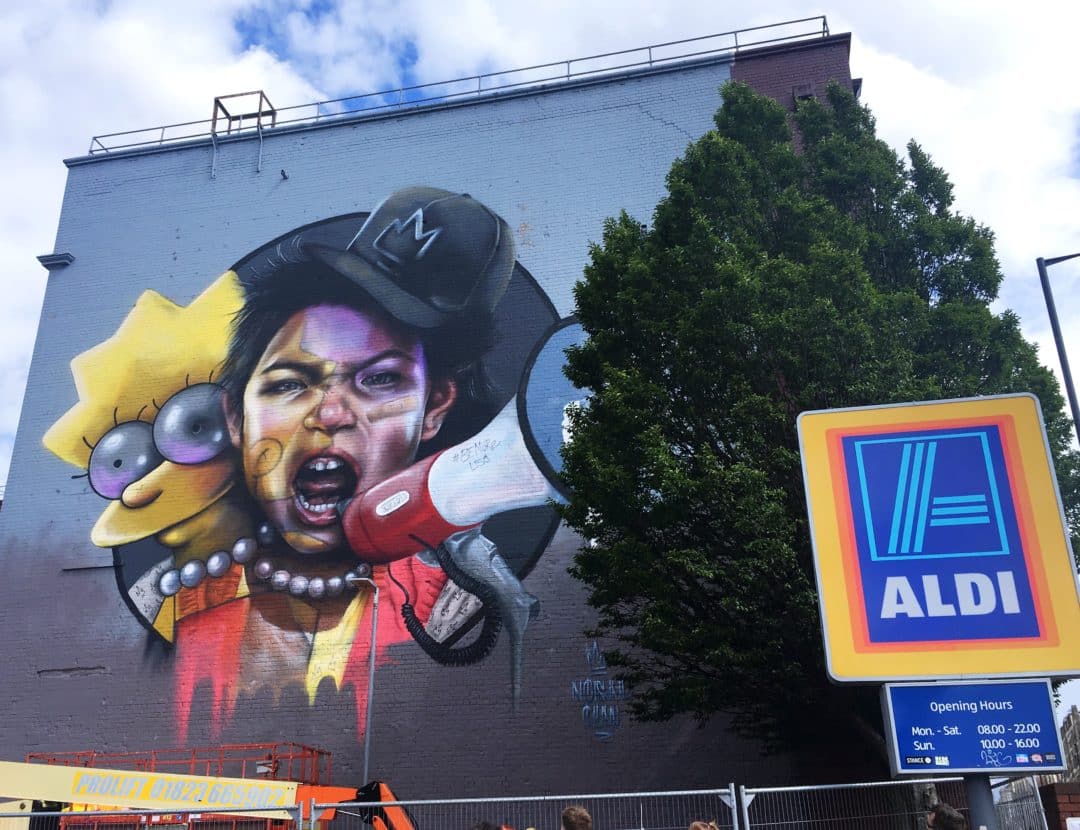 Upfest 2018 yellow feather blog nomad clan be more lisa