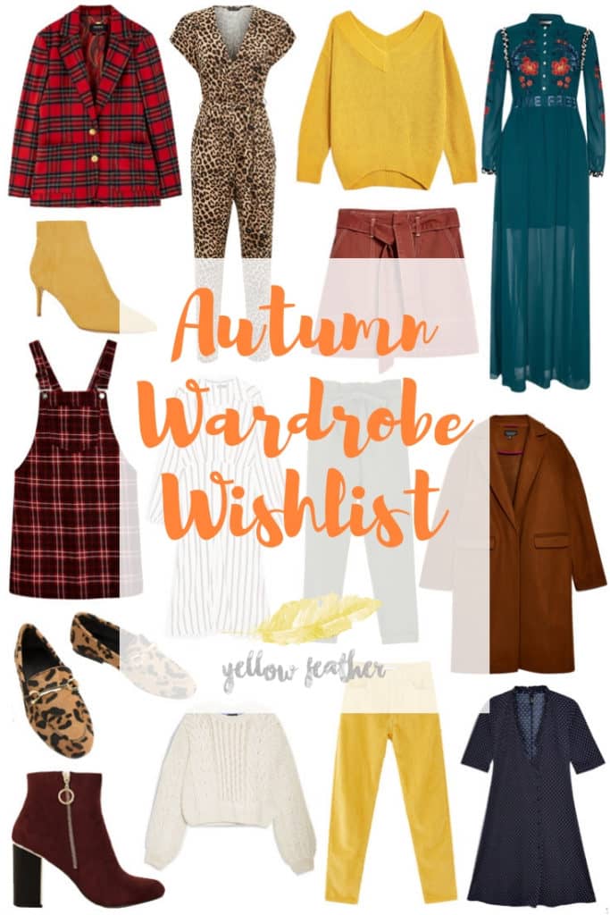 Autumn Wardrobe Wishlist 1